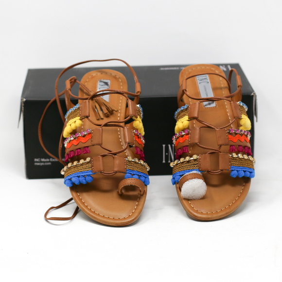 INC Womens Mariani Open Toe Gladiator Sandals - Picture 4 of 6